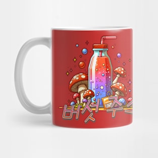 Mushroom Bottle Juice - Cute aesthetic Korean Style sweets Mug